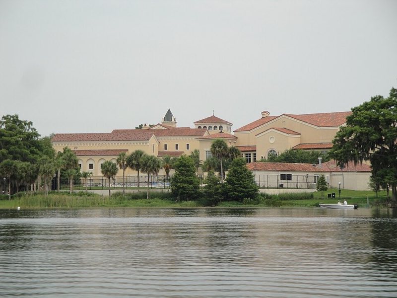 Rollins College across Lake Virginia, Winter Park